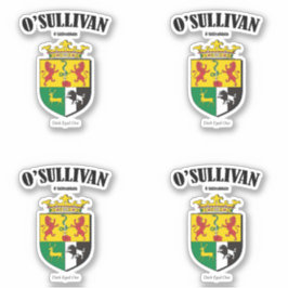 Adesivo O'Sullivan Crest Tradução e Significado Irlandês (