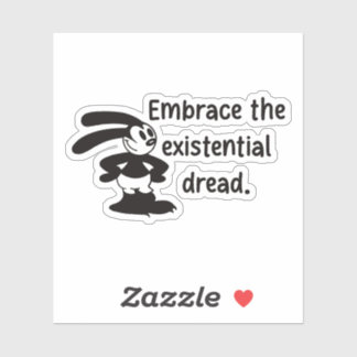 Adesivo Oswald teme a crise existencial