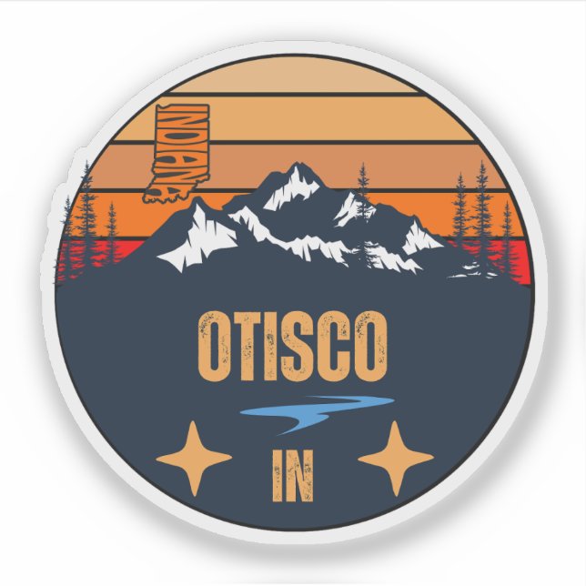 Adesivo Otisco, Indiana (Frente)