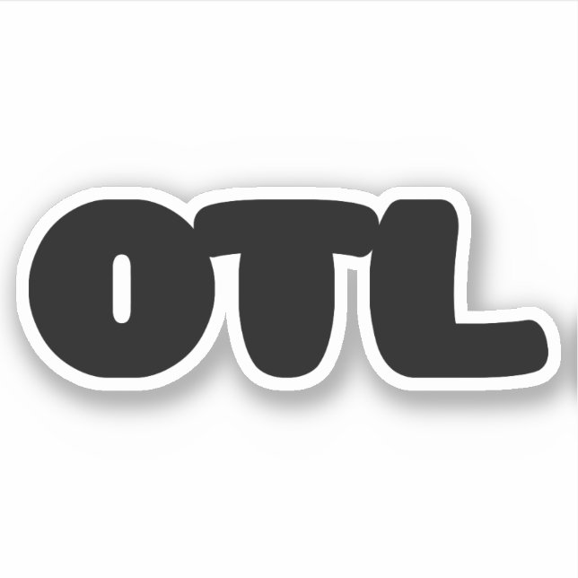 Adesivo OTL Emoticon ~ Slang Coreano (Frente)