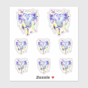 Adesivo Otter Dreamcatcher Blue Yellow