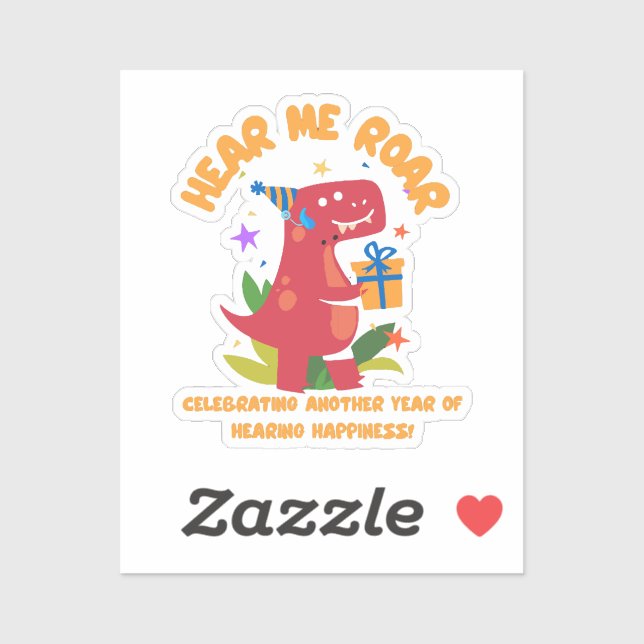 Adesivo Ouça-me rebelar Implante Cochlear Ouvindo Aniversá (Folha)