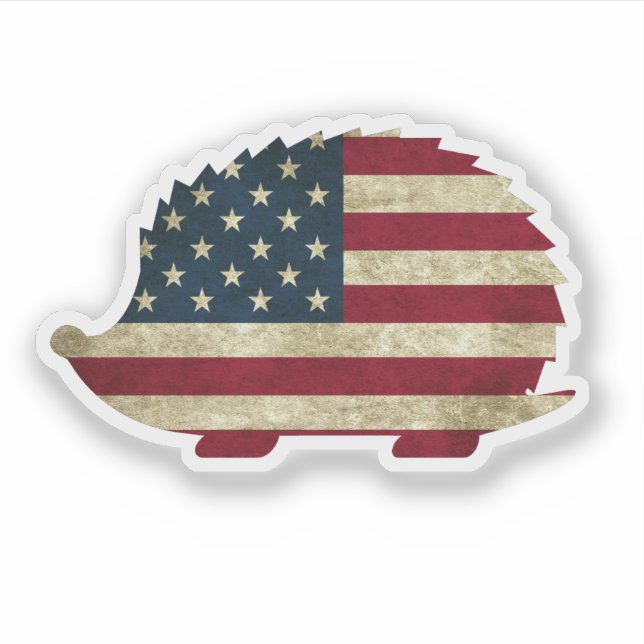 Adesivo ouriço americano (Frente)