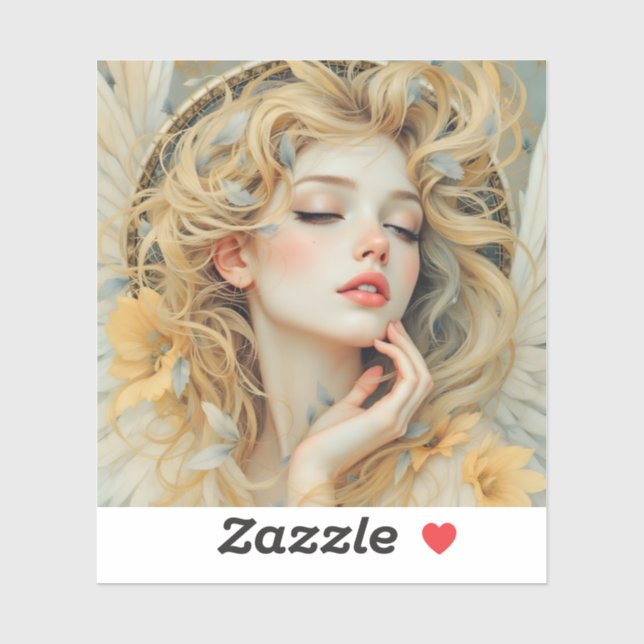 Adesivo Ouro Seraph - Angel of Light and Grace (Folha)