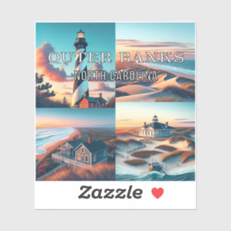 Adesivo Outer Banks North Carolina 3 Inch Vinyl Sticker