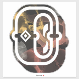 Adesivo OUTLAW -O- | monograma personalizado | presente pe