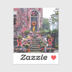 Adesivo Outono da porta de Dublin