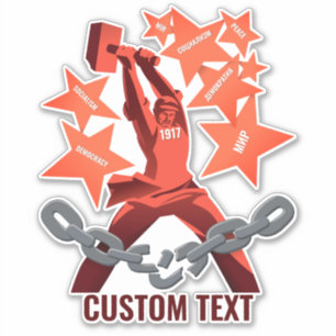 Adesivo Outubro de 1917