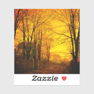 Adesivo Outubro depois John Atkinson Grimshaw