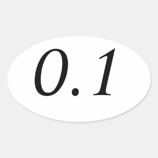 Adesivo Oval 0.1 Vinheta Oval