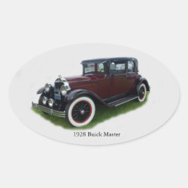 Adesivo Oval 1928 Buick Master sticker