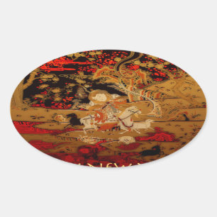 Adesivo Oval 2015 Ano dos Autocolantes Ram Oval