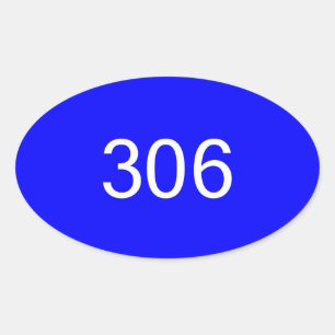 Adesivo Oval 306 Bumper Sticker #2