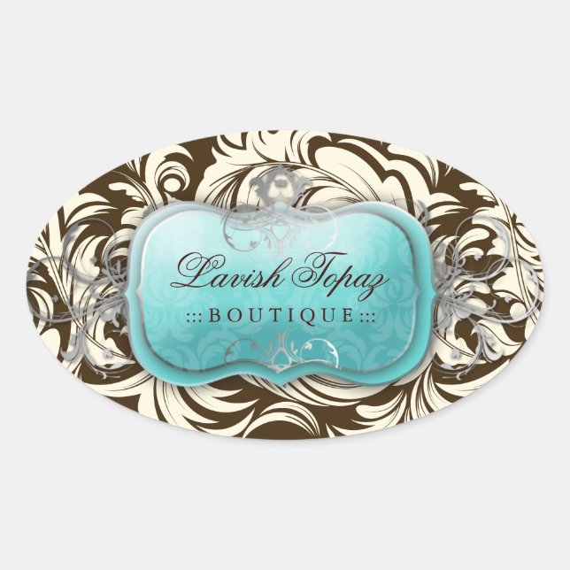Adesivo Oval 311-Lavish Topaz Brown Cream (Frente)