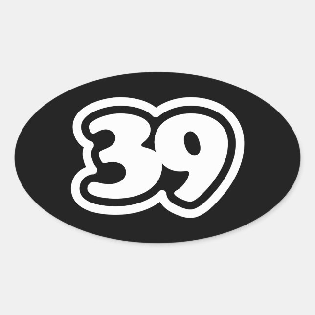 Adesivo Oval 39 Sankyu Oval Sticker (Frente)