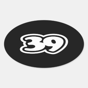 Adesivo Oval 39 Sankyu Oval Sticker
