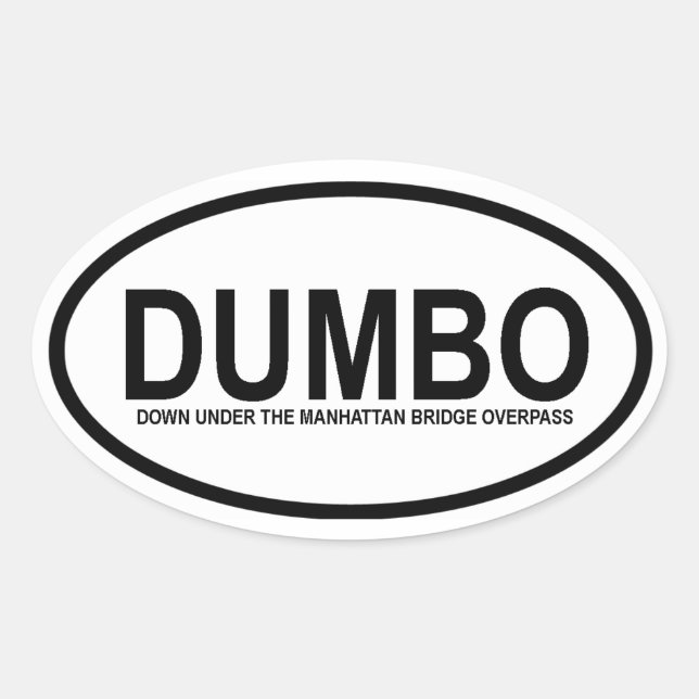 ADESIVO OVAL 4 "DUMBO" (Frente)