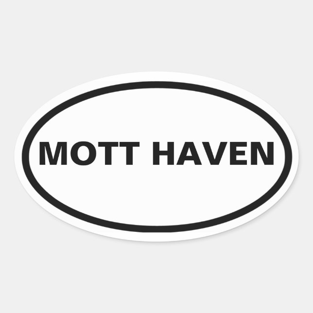 Adesivo Oval 4 Mott Haven (Frente)