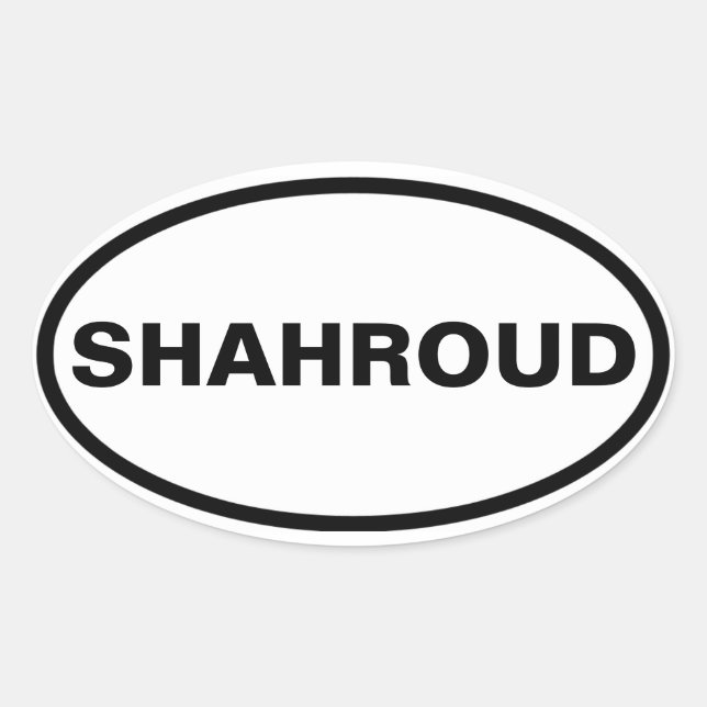 Adesivo Oval 4 Shahroud (Frente)