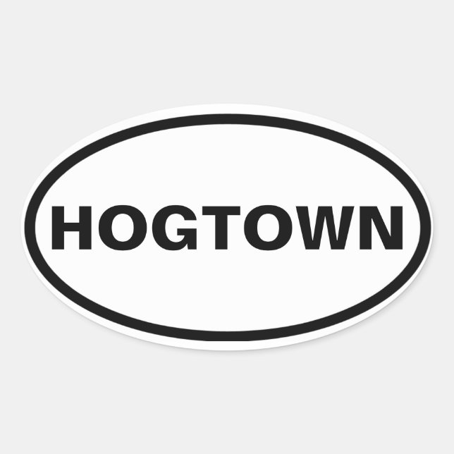 Adesivo Oval 4 Toronto "HOGTOWN" (Frente)
