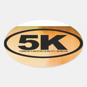 ADESIVO OVAL 5K