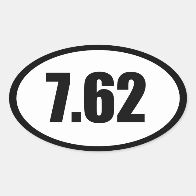 ADESIVO OVAL 7,62 AK47,308 (Frente)