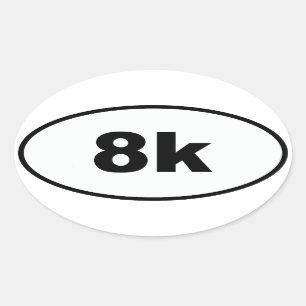 Adesivo Oval 8 k