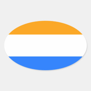 Adesivo Oval A Bandeira do príncipe