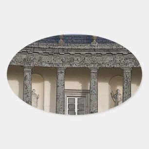 Adesivo Oval A Grande Casa