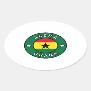 Adesivo Oval Accra Ghana