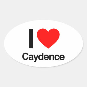 Adesivo Oval adoro caydence