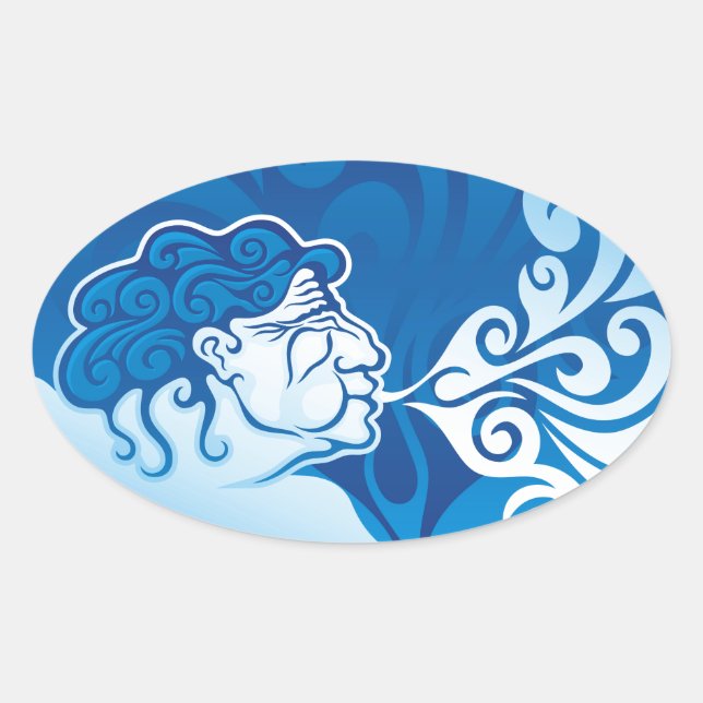 Adesivo Oval Aeolus (Frente)