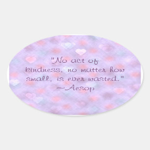 Adesivo Oval Aesop Kindness Cote Stickers