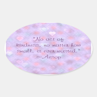 Adesivo Oval Aesop Kindness Cote Stickers
