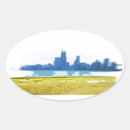 Adesivo Oval Air Brushing Chicago