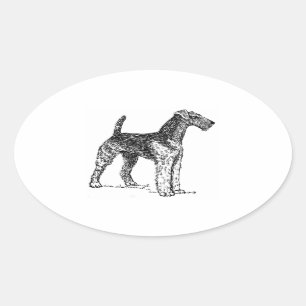 Adesivo Oval Airedale desenho.png