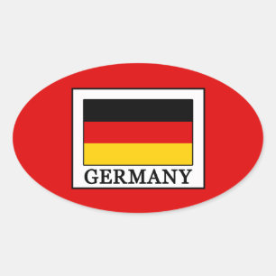 Adesivo Oval Alemanha
