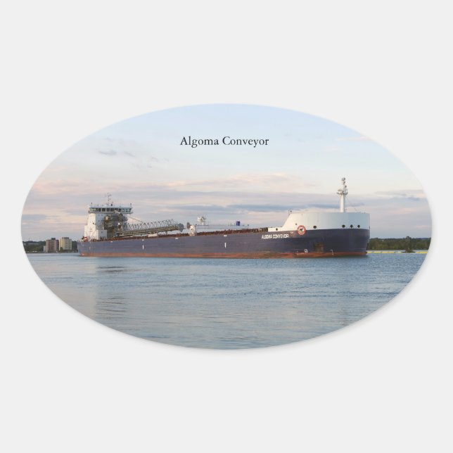 Adesivo Oval Algoma Conveyor Sticker (Frente)