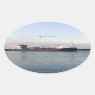 Adesivo Oval Algoma Conveyor Sticker