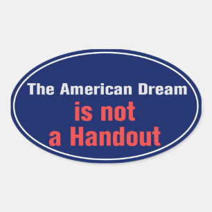 Adesivo Oval American Dream Sticker