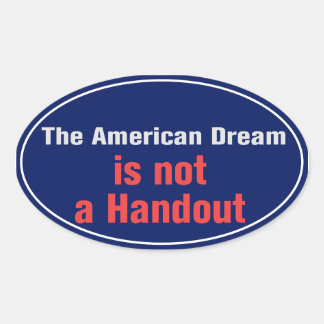 Adesivo Oval American Dream Sticker