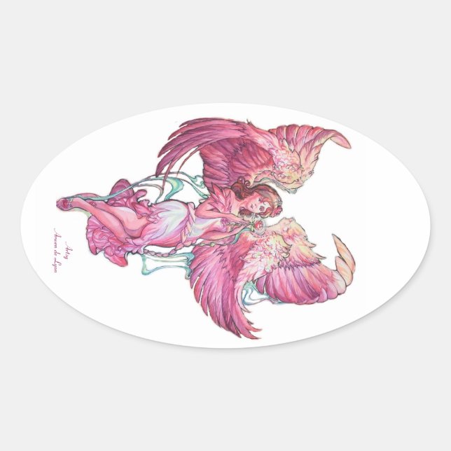 Adesivo Oval Anael 2 (Frente)