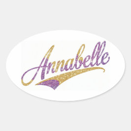 Adesivo Oval Annabelle Stickers Oval