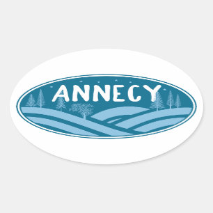 Adesivo Oval Annecy France Outdoor