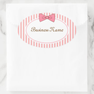 Adesivo Oval Arco Business Stickers