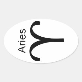 Adesivo Oval Aries