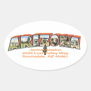 Adesivo Oval Arizona
