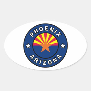 Adesivo Oval Arizona Phoenix