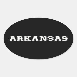 Adesivo Oval Arkansas