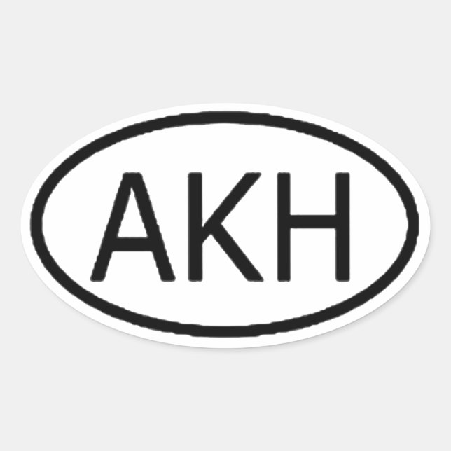 Adesivo Oval Arkham (Frente)